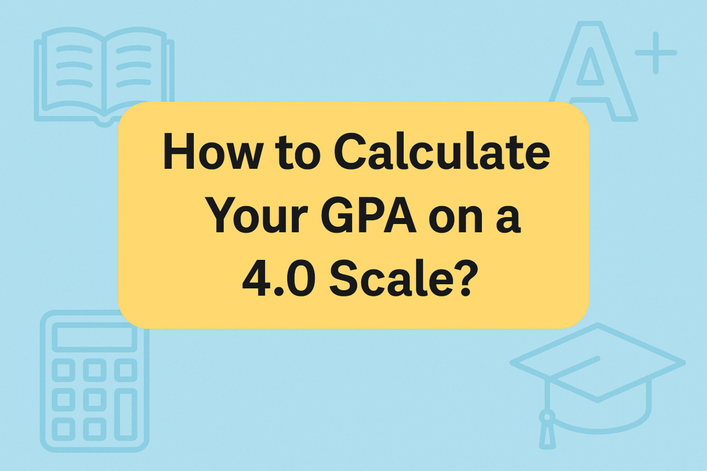 How to Calculate Your GPA on a 4.0 Scale?